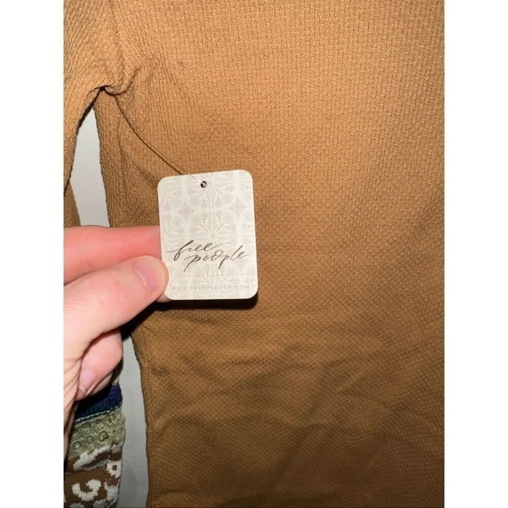 NWT Free People Switch it Up Thermal Top Medium